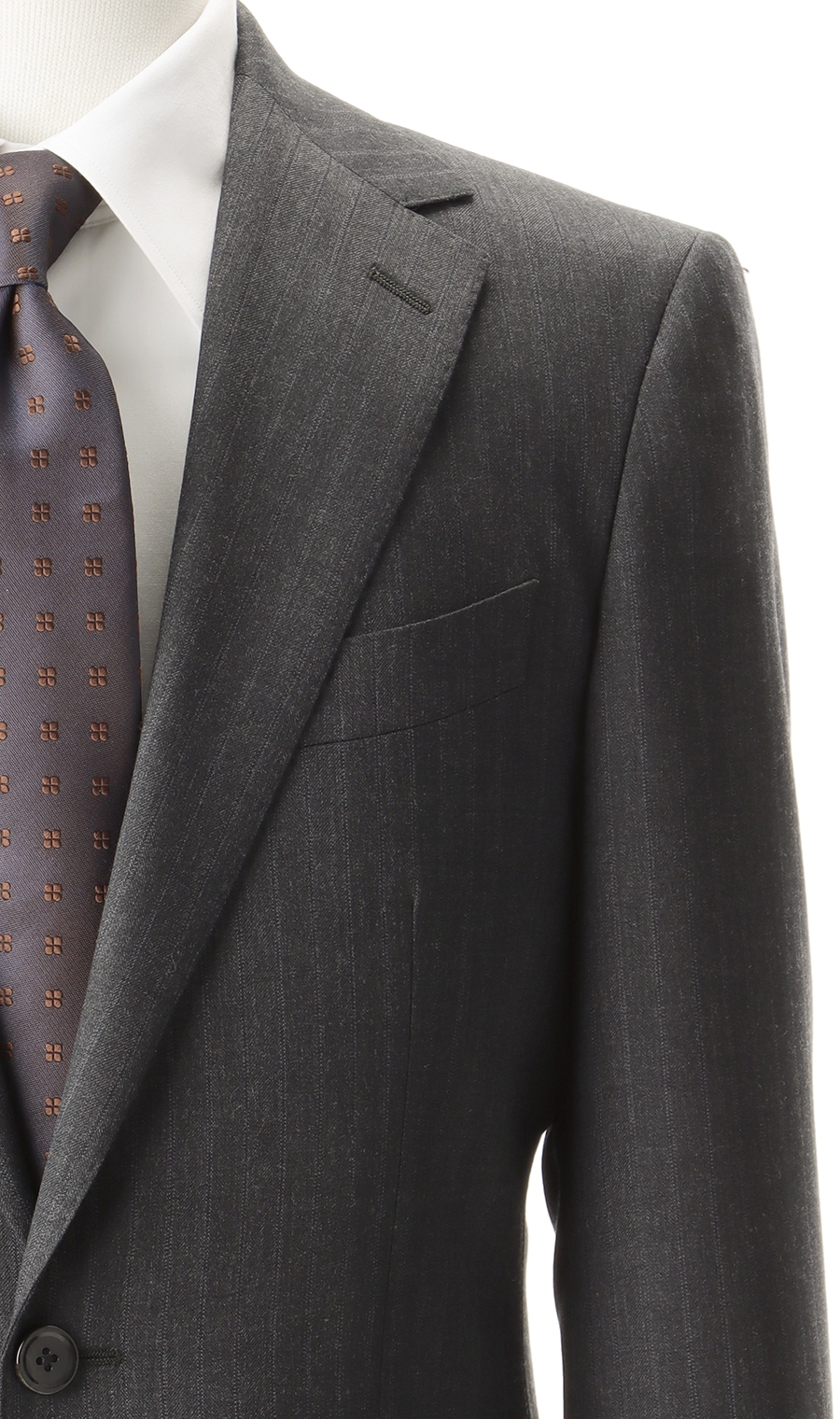 プレミアムスタイリッシュスーツ【ヴィッセル神戸モデル】 グレー 体型:A体(標準型),号数（身長）:4号(165cm)