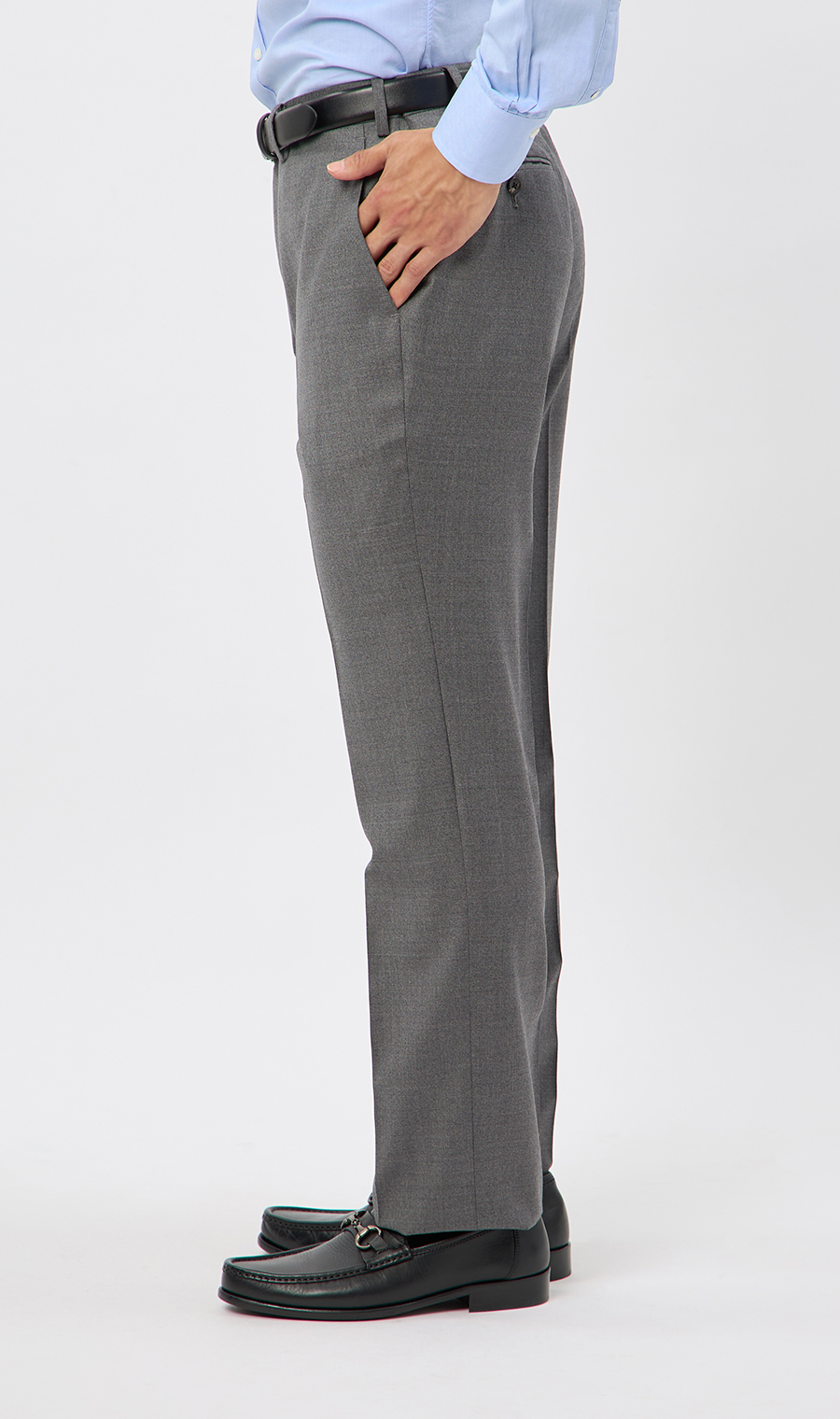 プレミアムスタイリッシュスーツ【Super140’s】 グレー 体型:YA体(スリム型),号数(身長):3号(160cm)