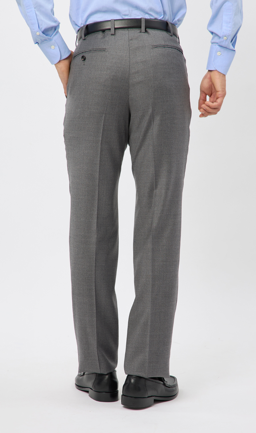 プレミアムスタイリッシュスーツ【Super140’s】 グレー 体型:YA体(スリム型),号数(身長):3号(160cm)