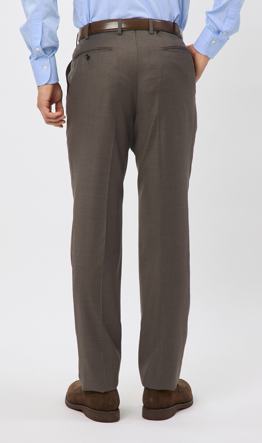 プレミアムスタイリッシュスーツ【Super140’s】 ブラウン 体型:YA体(スリム型),号数（身長）:3号(160cm)