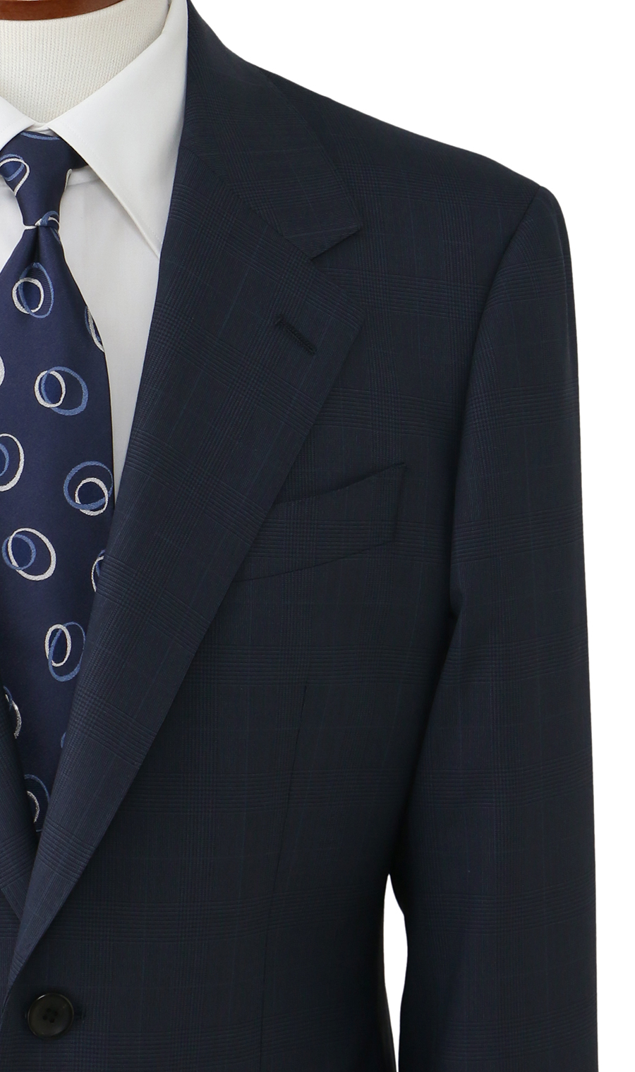 プレミアムスタイリッシュスーツ【GUABELLO】 ネイビー 体型:A体(標準型),号数(身長):4号(165cm)