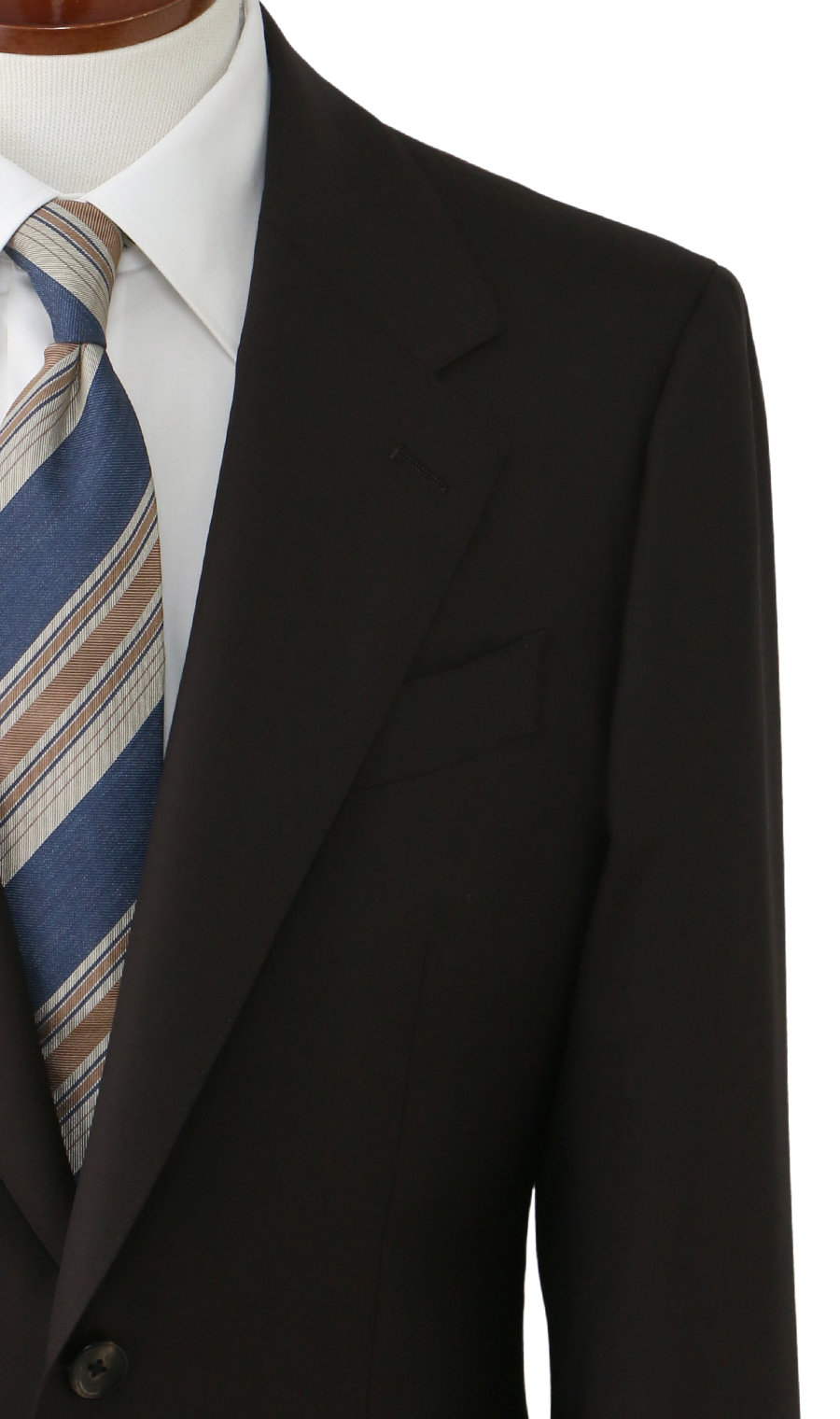 プレミアムスタイリッシュスーツ【GUABELLO】 ブラウン 体型:A体(標準型),号数(身長):4号(165cm)