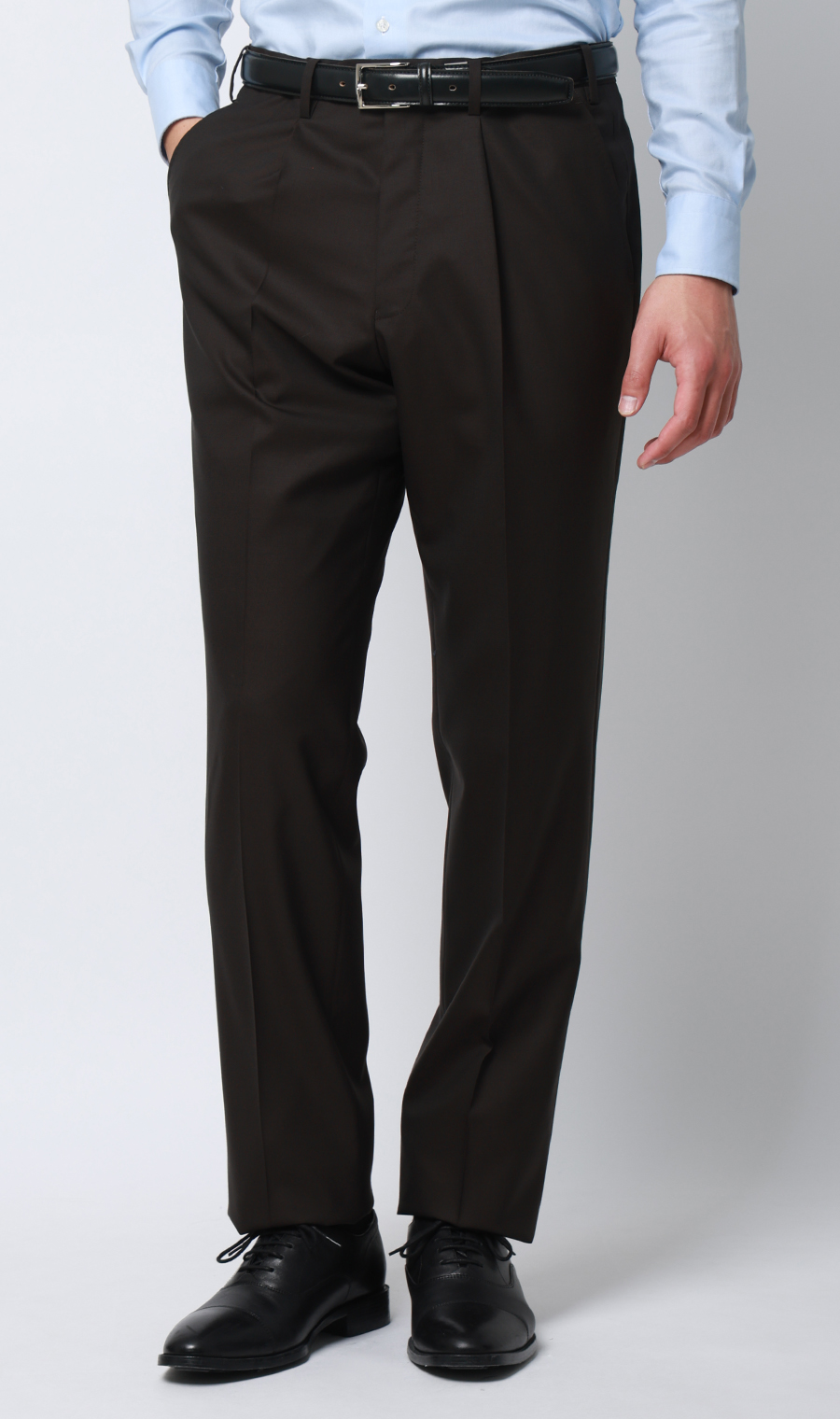 プレミアムスタイリッシュスーツ【GUABELLO】 ブラウン 体型:A体(標準型),号数（身長）:4号(165cm)