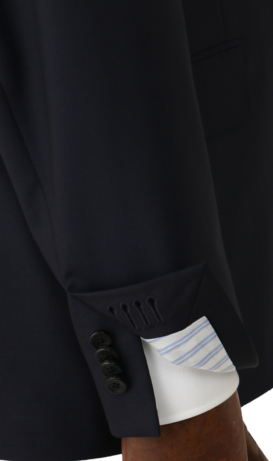 プレミアムスタイリッシュスーツ【GUABELLO】 ネイビー 体型:A体(標準型),号数（身長）:4号(165cm)