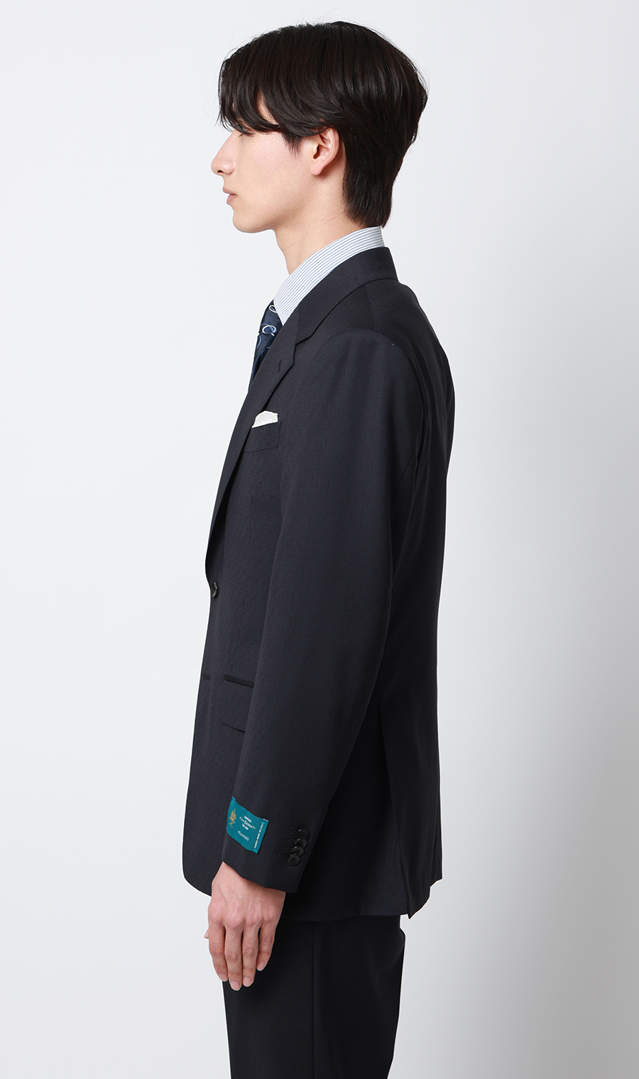 プレミアムスタイリッシュスーツ【CERRUTI】 ネイビー 体型:A体(標準型),号数(身長):4号(165cm)