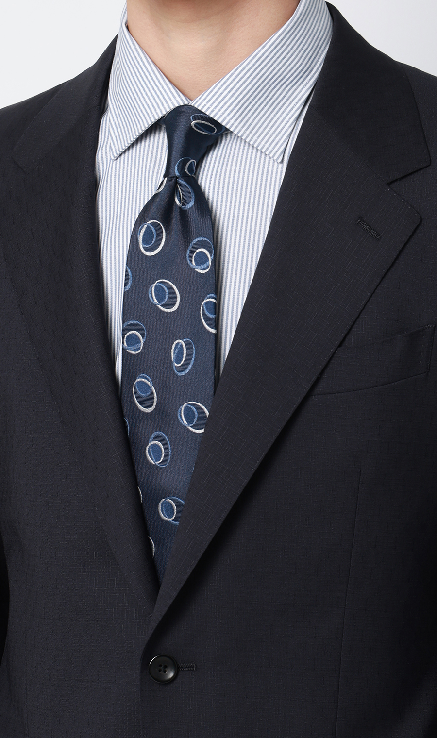 プレミアムスタイリッシュスーツ【CERRUTI】 ネイビー 体型:A体(標準型),号数(身長):4号(165cm)