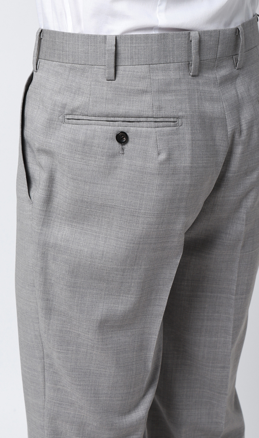 プレミアムスタイリッシュスーツ【CERRUTI】 ライトグレー 体型:A体(標準型),号数（身長）:4号(165cm)
