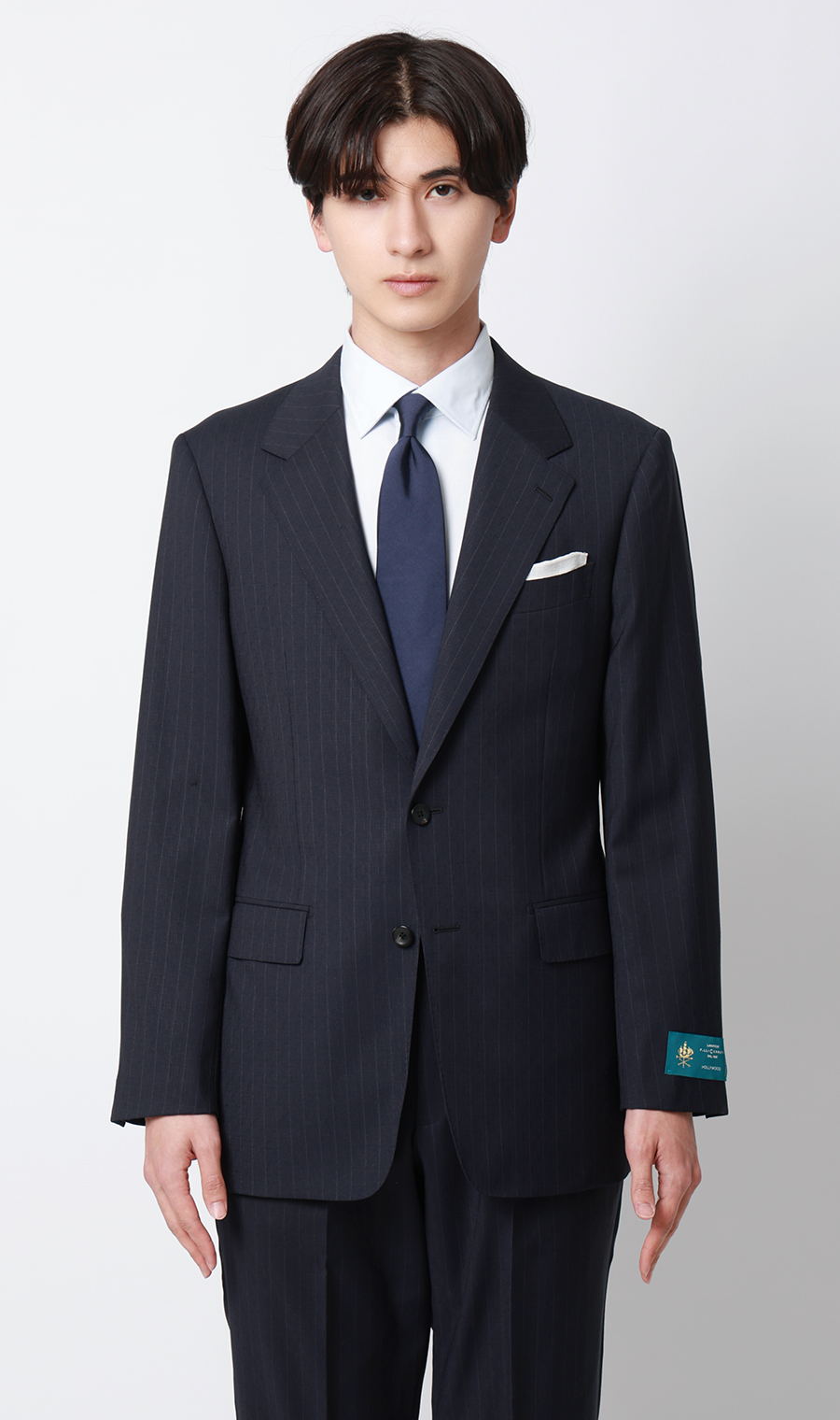 プレミアムスタイリッシュスーツ【CERRUTI】 ネイビー 体型:A体(標準型),号数（身長）:4号(165cm)