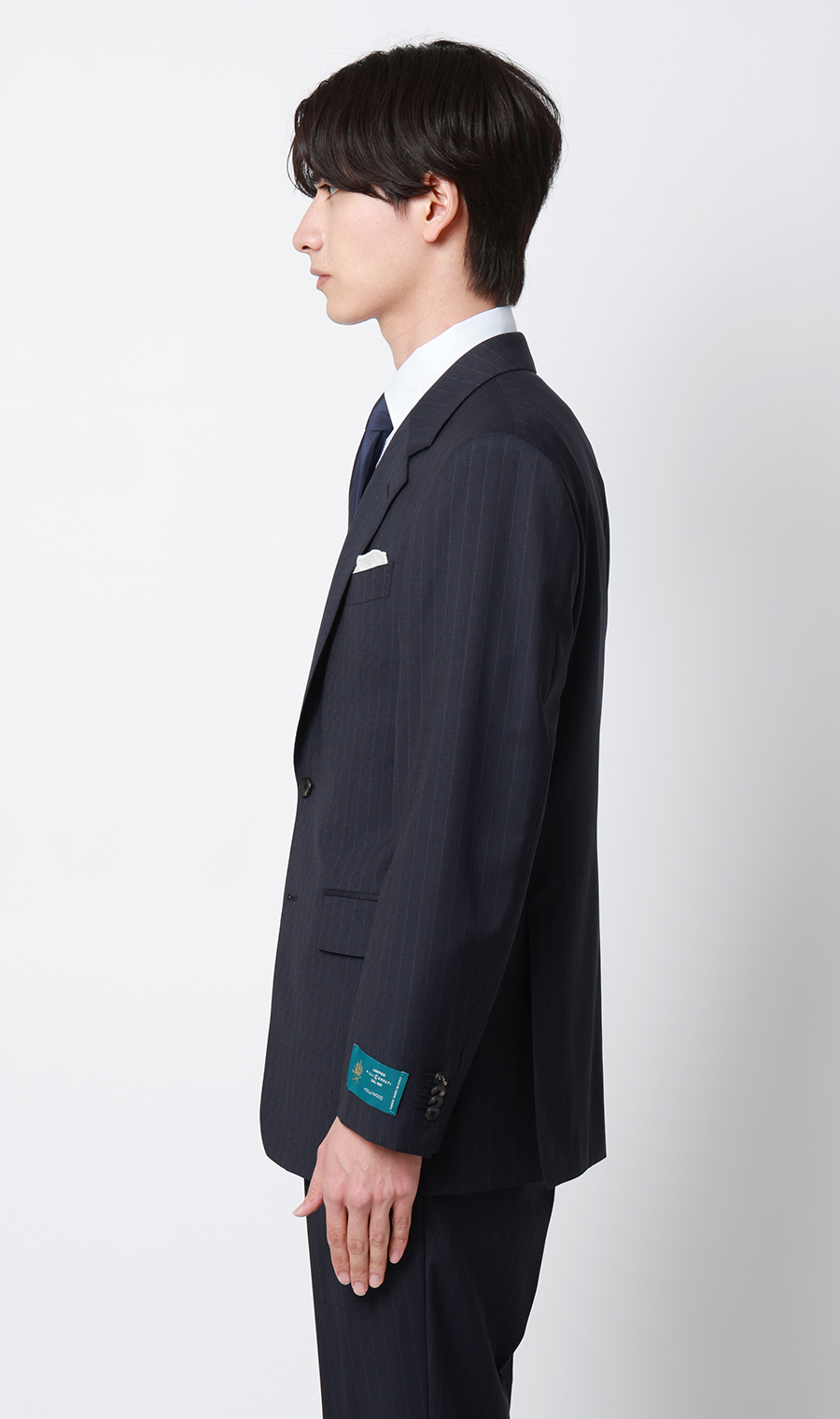 プレミアムスタイリッシュスーツ【CERRUTI】 ネイビー 体型:A体(標準型),号数（身長）:4号(165cm)