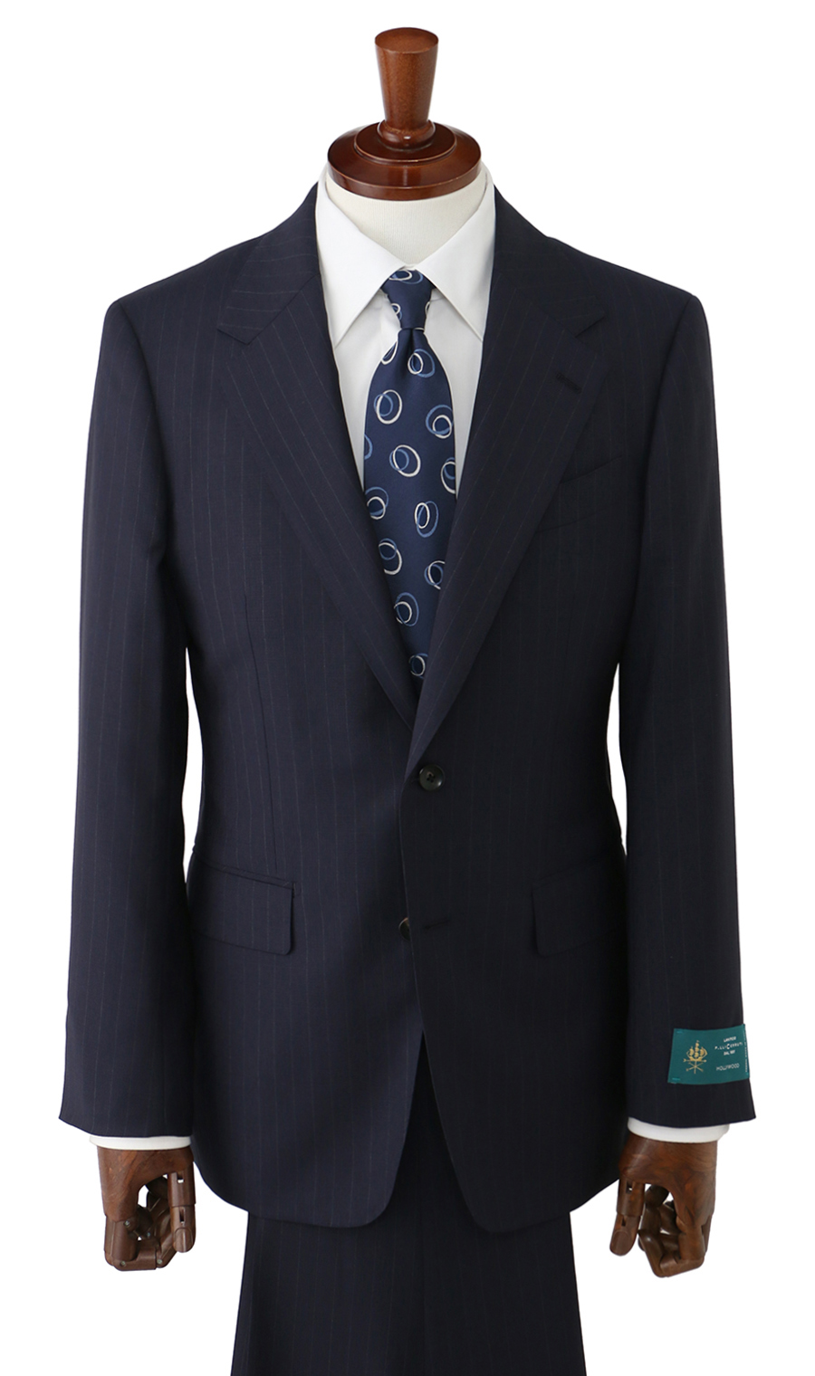 プレミアムスタイリッシュスーツ【CERRUTI】 ネイビー 体型:A体(標準型),号数（身長）:4号(165cm)