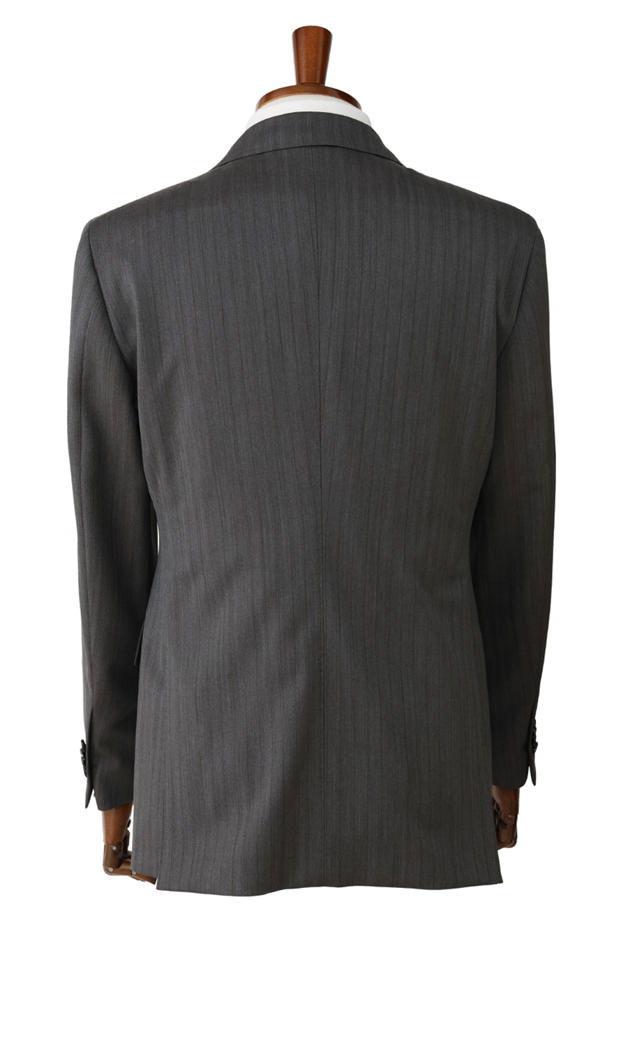 プレミアムスタイリッシュスーツ【Super130’s Wool Cashmere Blend】 グレー 体型:A体(標準型),号数（身長）:4号(165cm)