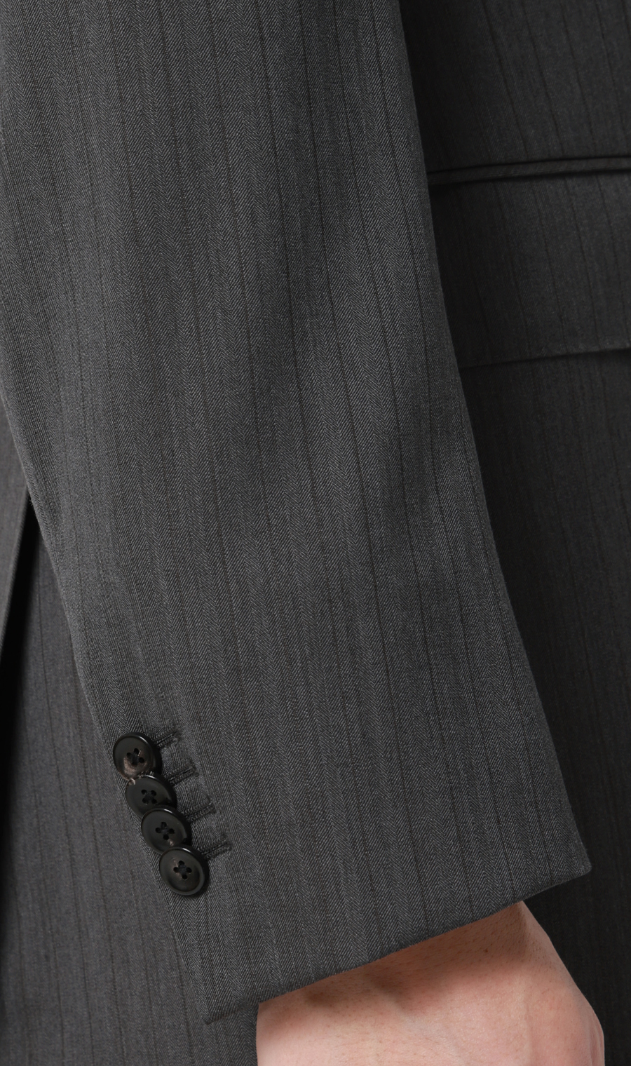 プレミアムスタイリッシュスーツ【Super130’s Wool Cashmere Blend】 グレー 体型:A体(標準型),号数（身長）:4号(165cm)