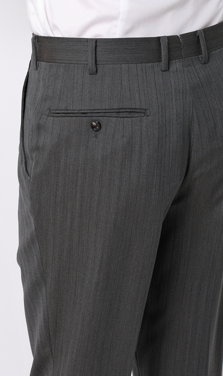 プレミアムスタイリッシュスーツ【Super130’s Wool Cashmere Blend】 グレー 体型:A体(標準型),号数（身長）:4号(165cm)
