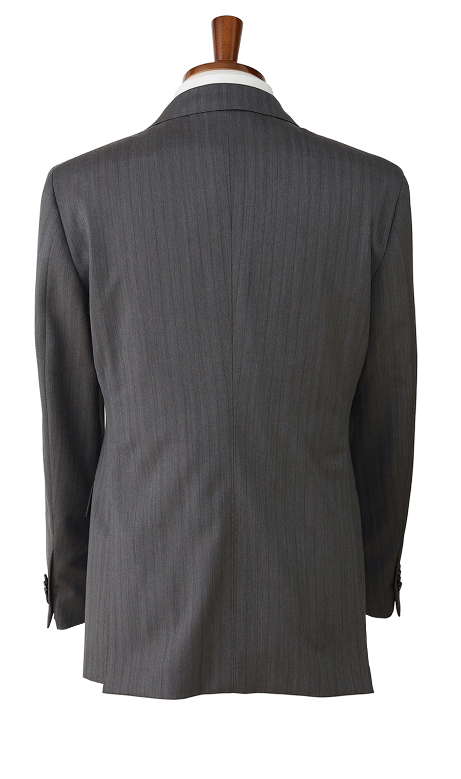 プレミアムスタイリッシュスーツ【Super130’s Wool Cashmere Blend】 グレー 体型:A体(標準型),号数（身長）:4号(165cm)