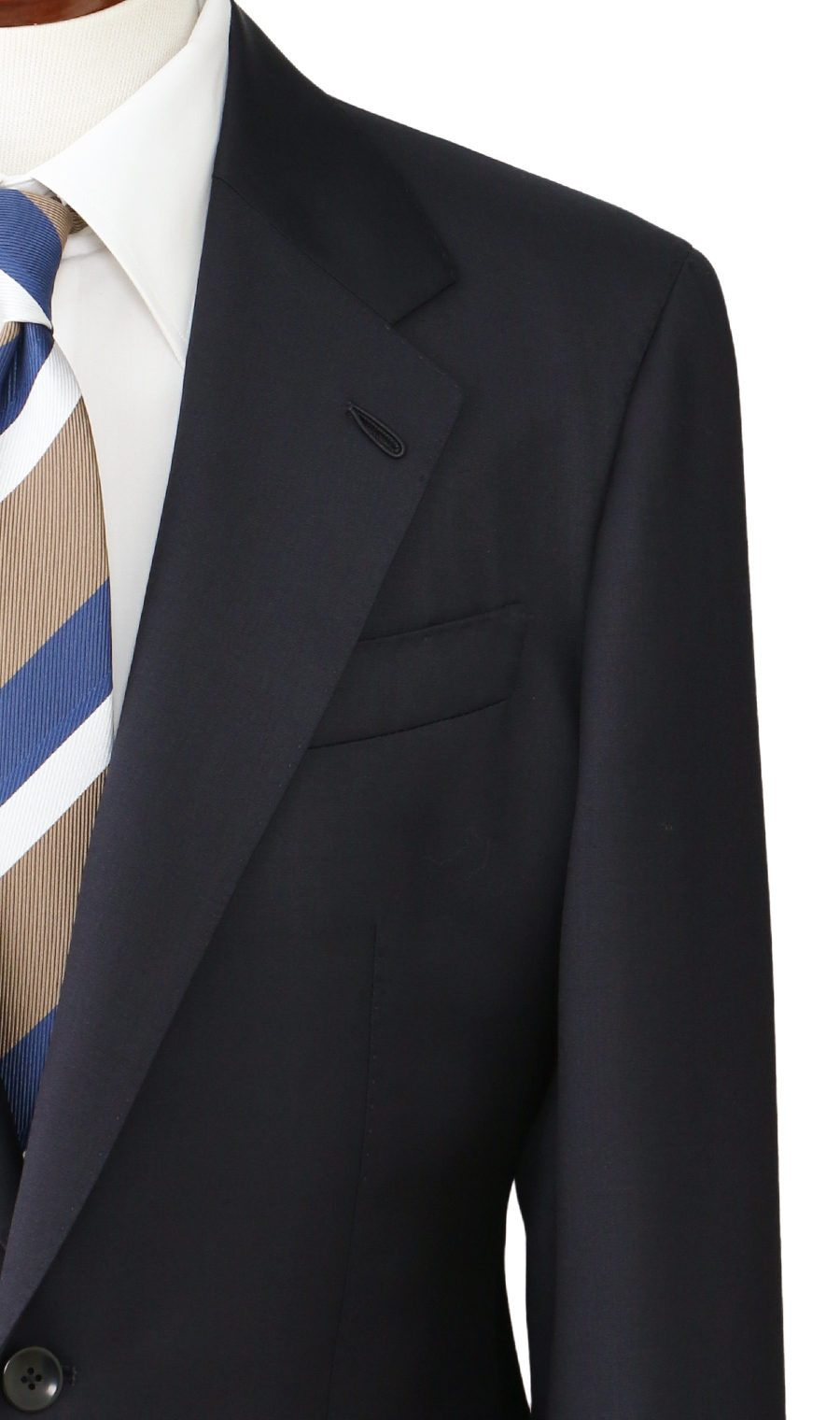 プレミアムスタイリッシュスーツ【Ermenegildo Zegna】 ネイビー 体型:YA体(スリム型),号数（身長）:4号(165cm)