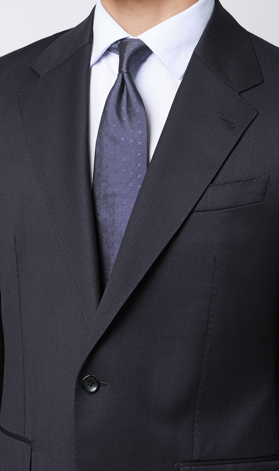 プレミアムスタイリッシュスーツ【Ermenegildo Zegna】 ネイビー 体型:YA体(スリム型),号数（身長）:4号(165cm)