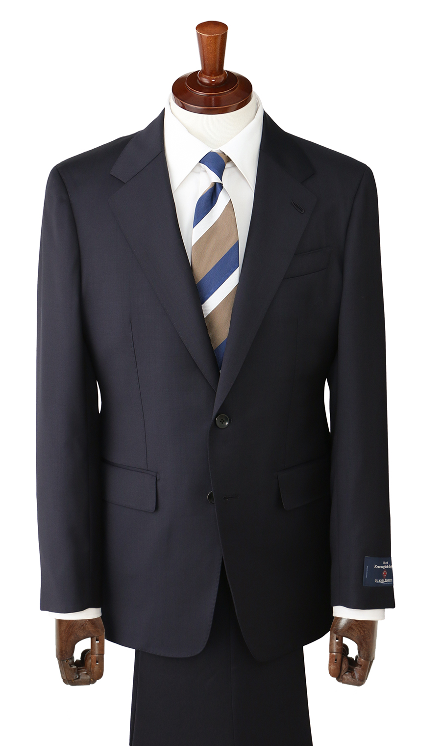 高級時尚套裝 【Ermenegildo Zegna】 藏青色體型:A體 (標準型)，號數 (身高) :6號 (175cm)