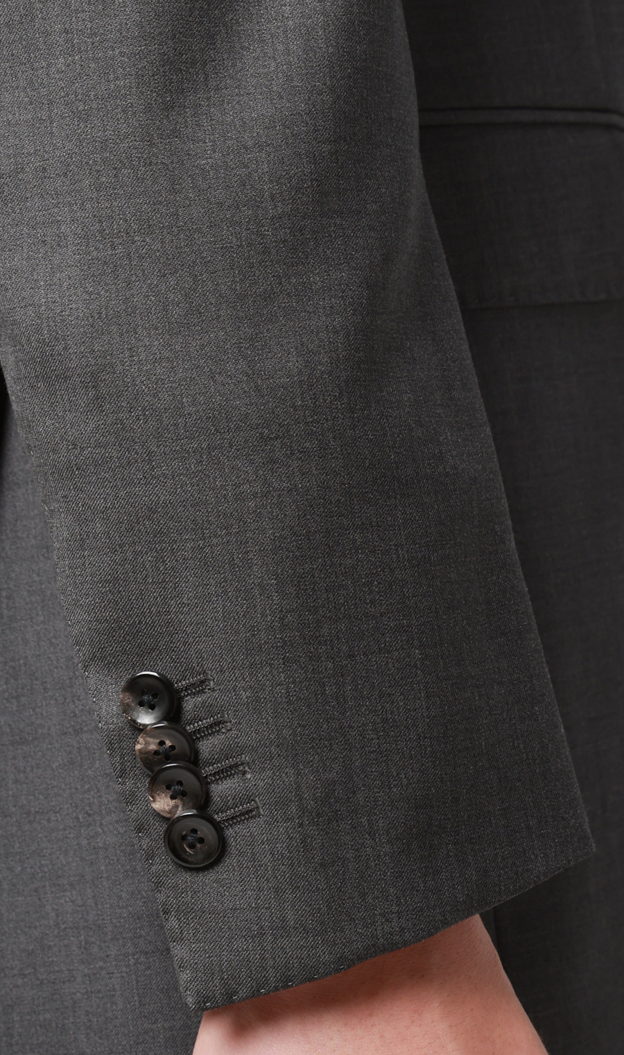 プレミアムスタイリッシュスーツ【Ermenegildo Zegna】 グレー 体型:A体(標準型),号数（身長）:4号(165cm)