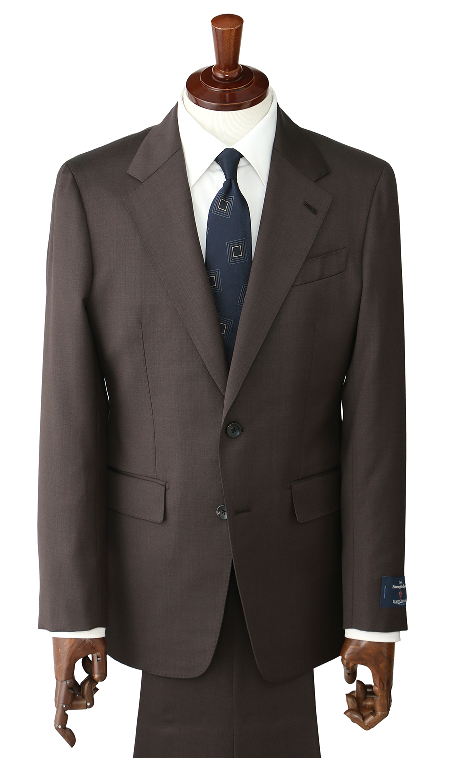 プレミアムスタイリッシュスーツ【Ermenegildo Zegna】 ブラウン 体型:A体(標準型),号数（身長）:4号(165cm)