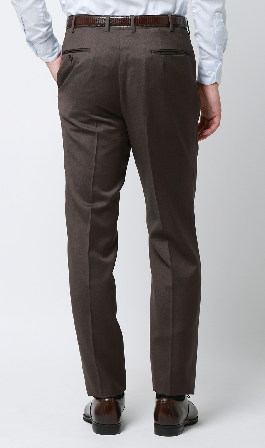 プレミアムスタイリッシュスーツ【Ermenegildo Zegna】 ブラウン 体型:A体(標準型),号数（身長）:5号(170cm)