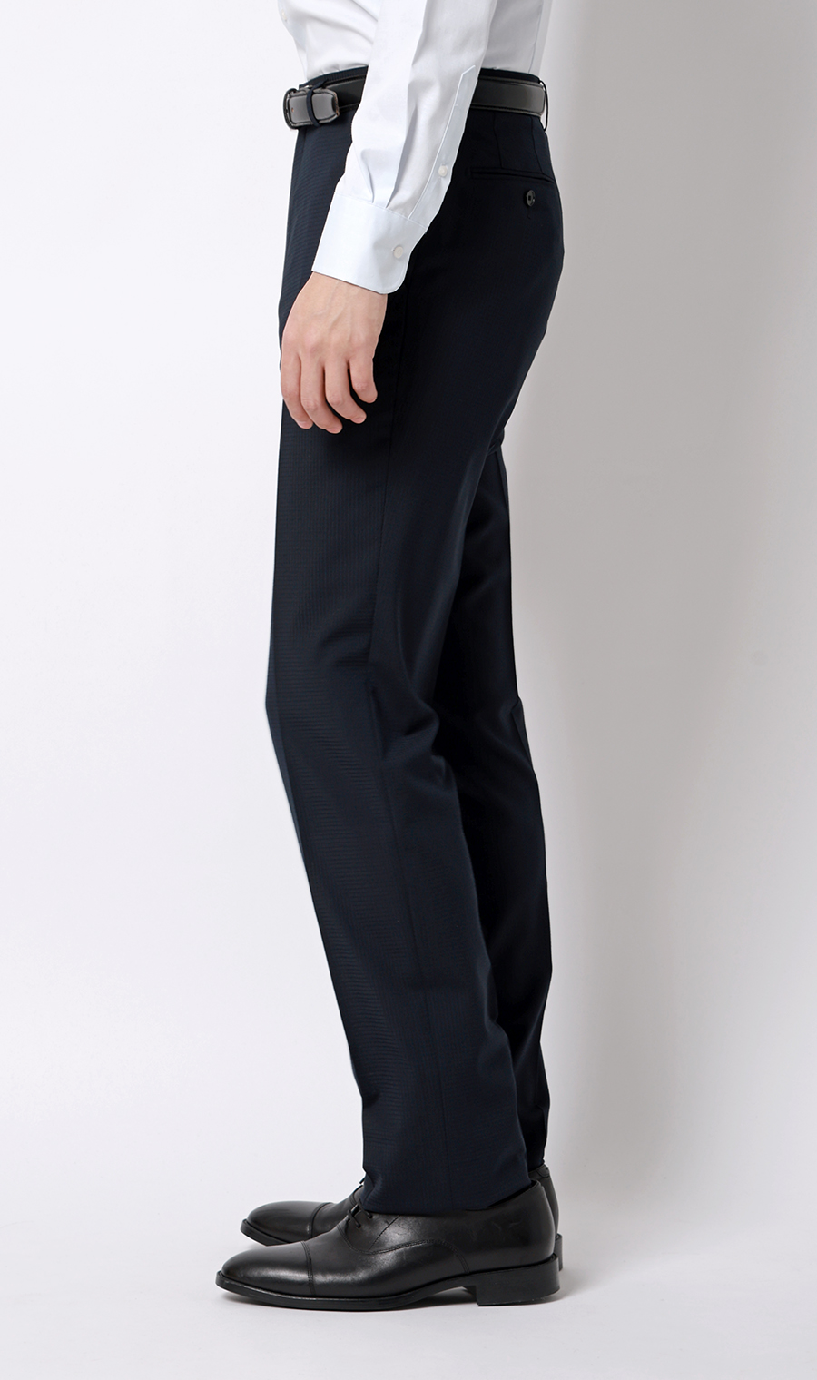 スタイリッシュスーツ【清涼】【ウォッシャブル】 ネイビー 体型:YA体(スリム型),号数（身長）:3号(160cm)