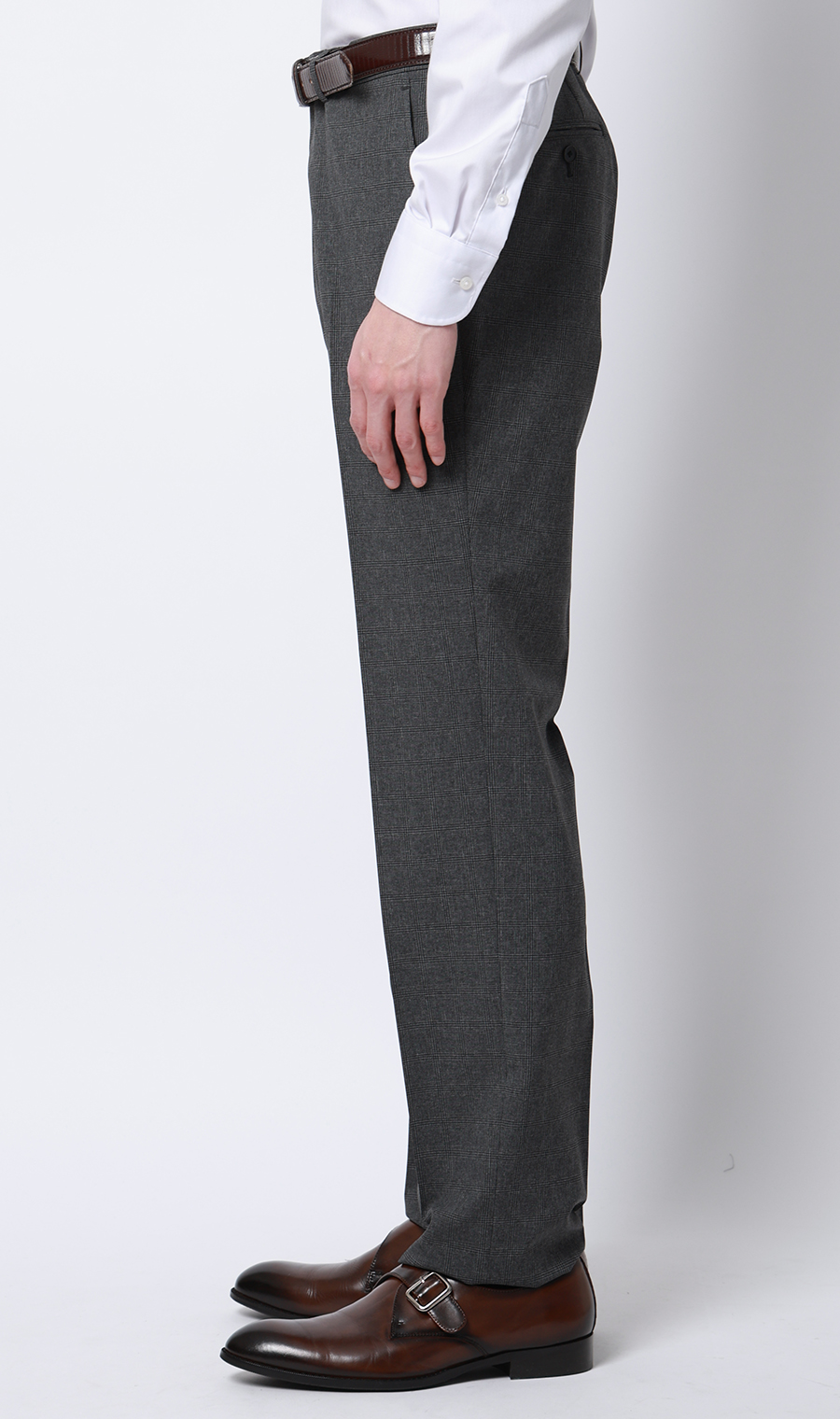 スタイリッシュスーツ【肩くるしくないスーツ】【Plastics Smart】 グレー 体型:YA体(スリム型),号数（身長）:3号(160cm)