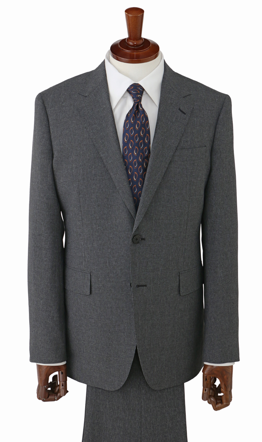 スタイリッシュスーツ【肩くるしくないスーツ】【Plastics Smart】 グレー 体型:YA体(スリム型),号数（身長）:3号(160cm)