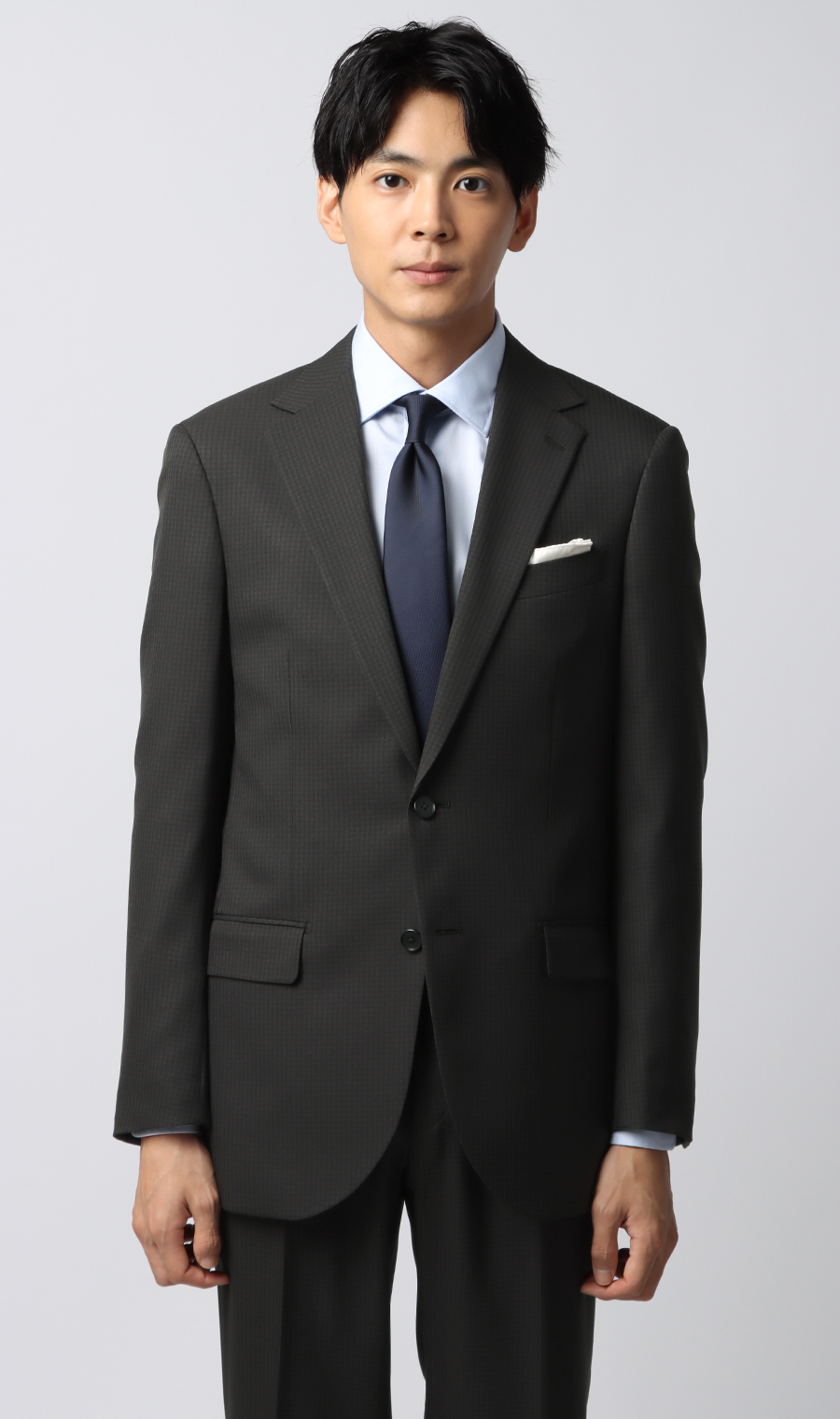 スタイリッシュスーツ【ウォッシャブル】 ブラック 体型:YA体(スリム型),号数（身長）:3号(160cm)