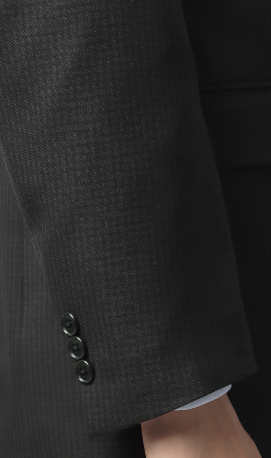 スタイリッシュスーツ【ウォッシャブル】 ブラック 体型:YA体(スリム型),号数（身長）:3号(160cm)