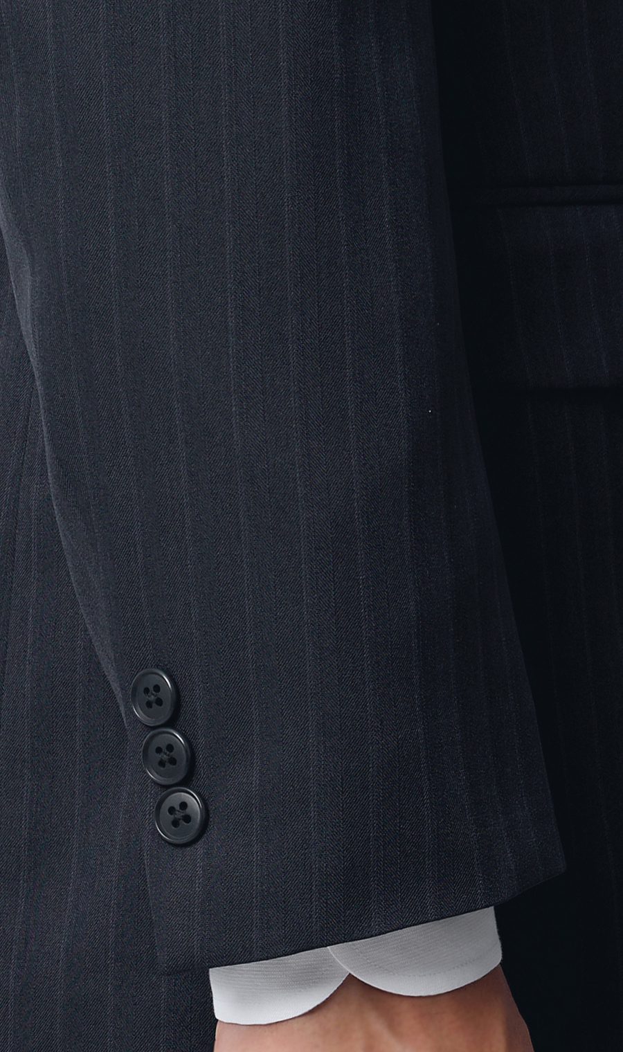 スタイリッシュスーツ【ウォッシャブル】 ネイビー 体型:YA体(スリム型),号数（身長）:3号(160cm)