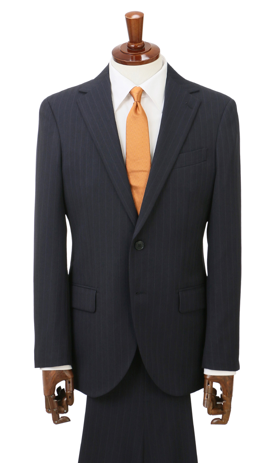 スタイリッシュスーツ【ウォッシャブル】 ネイビー 体型:YA体(スリム型),号数（身長）:3号(160cm)