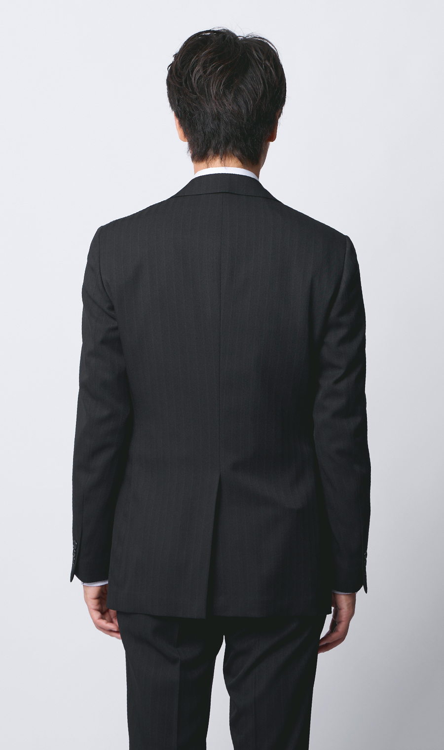 スタイリッシュスーツ【ウォッシャブル】 ブラック 体型:YA体(スリム型),号数（身長）:3号(160cm)