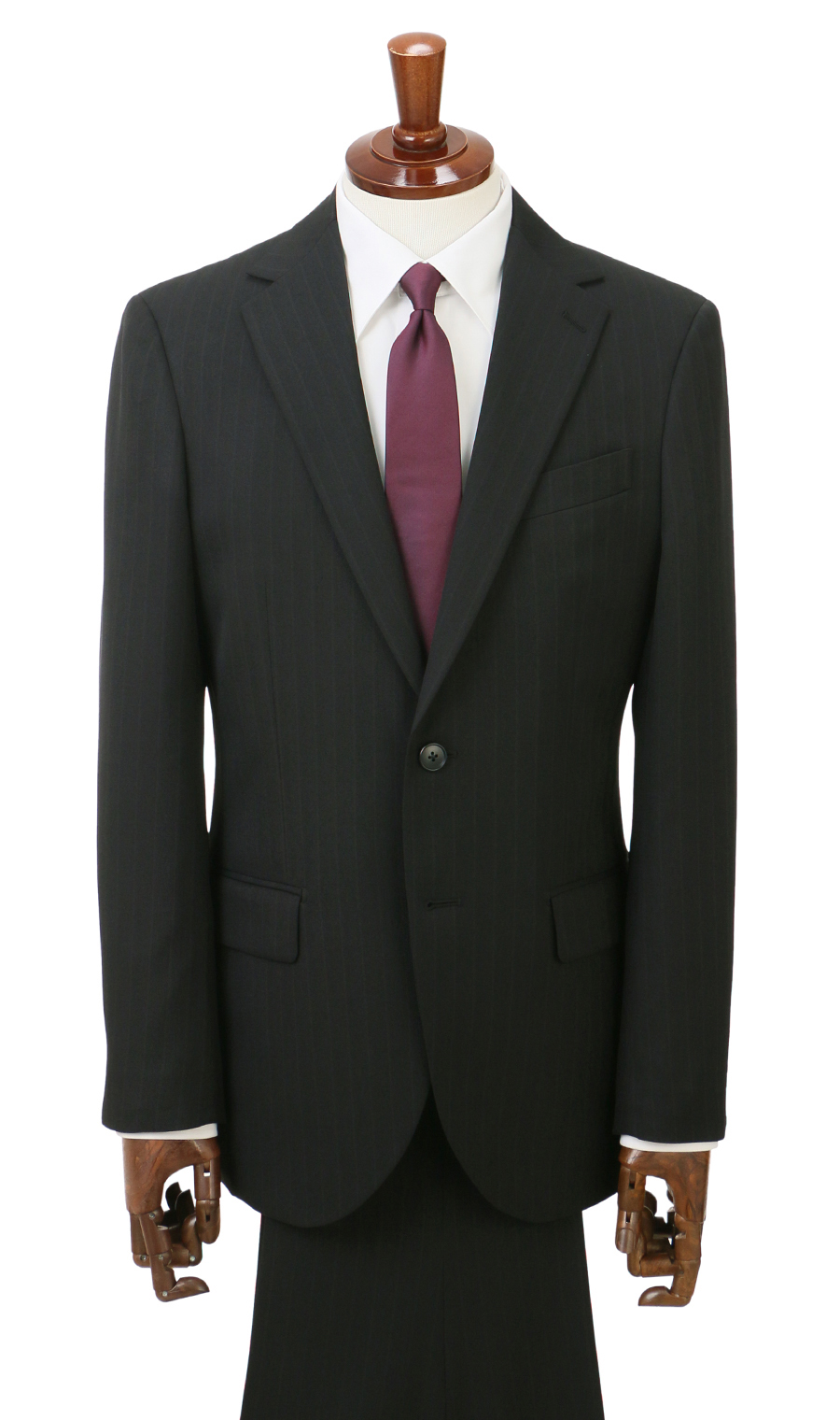 スタイリッシュスーツ【ウォッシャブル】 ブラック 体型:YA体(スリム型),号数（身長）:3号(160cm)