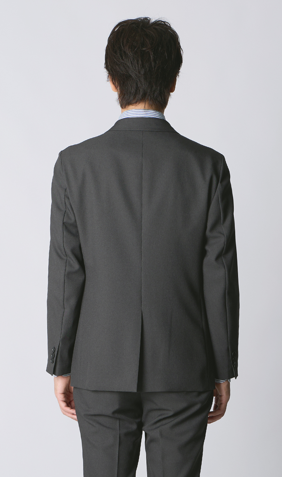 【みんなのスーツ】スタイリッシュスーツ チャコール SS