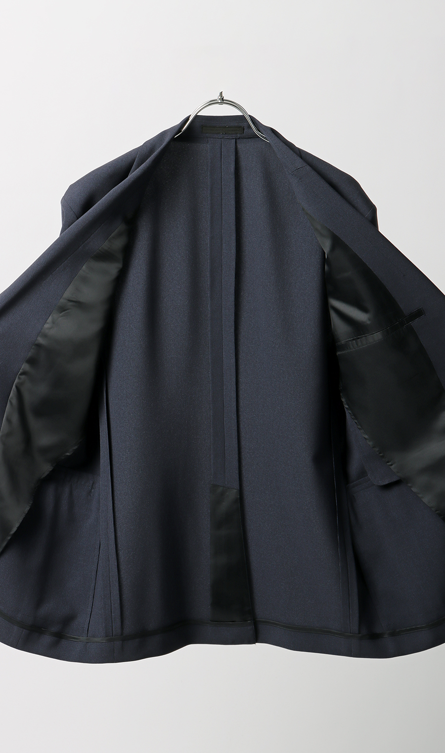 【みんなのスーツ】スタイリッシュスーツ ネイビー S