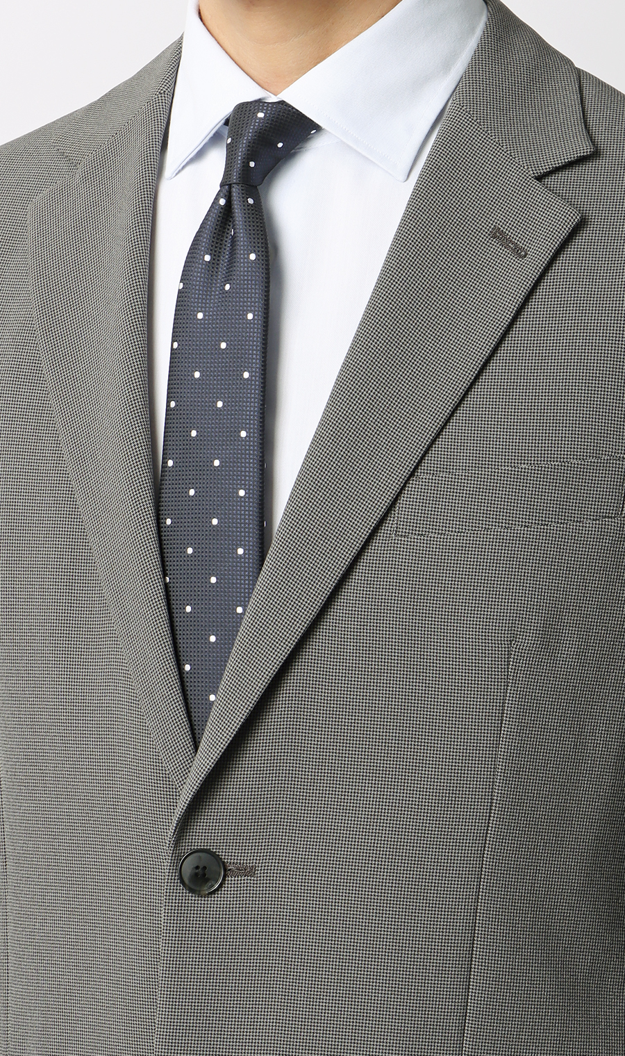 【みんなのスーツ】スタイリッシュスーツ【裾上げ済み】 グレー Wide 3L