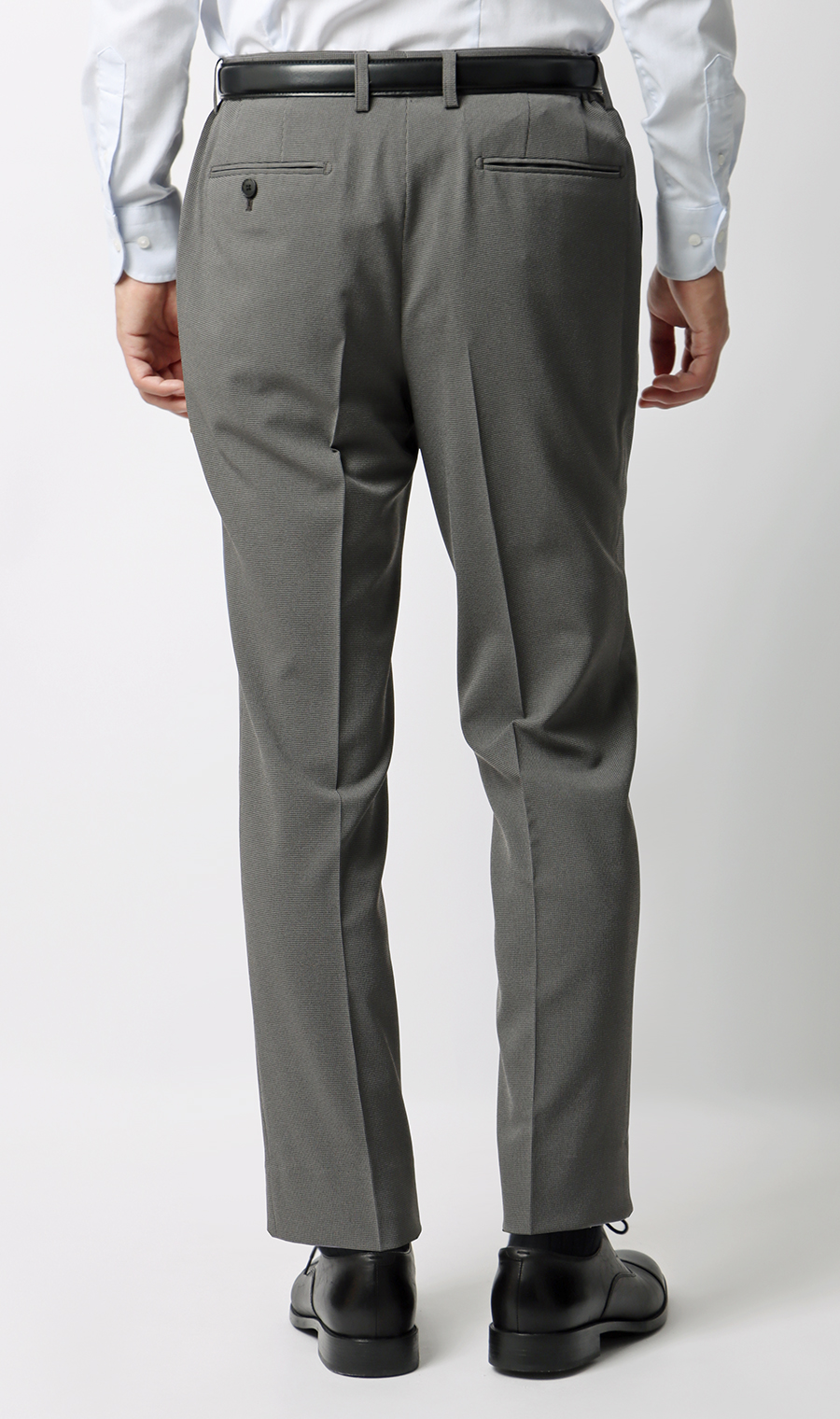 【みんなのスーツ】スタイリッシュスーツ【裾上げ済み】 グレー Wide 3L