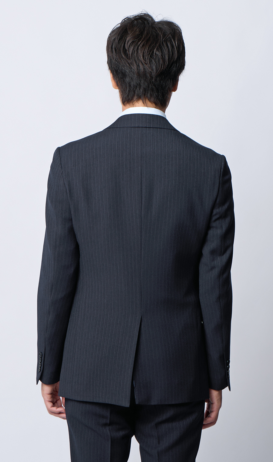 スタイリッシュスーツ【肩くるしくないスーツ】【Plastics Smart】 ネイビー 体型:YA体(スリム型),号数(身長):3号(160cm)