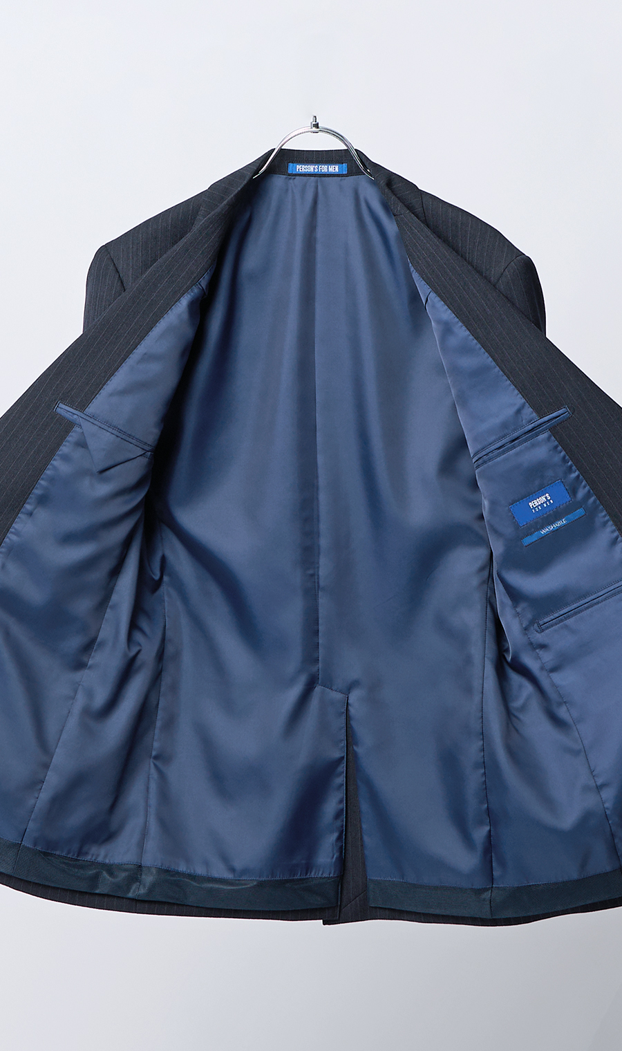 スタイリッシュスーツ【肩くるしくないスーツ】【Plastics Smart】 ネイビー 体型:YA体(スリム型),号数(身長):3号(160cm)