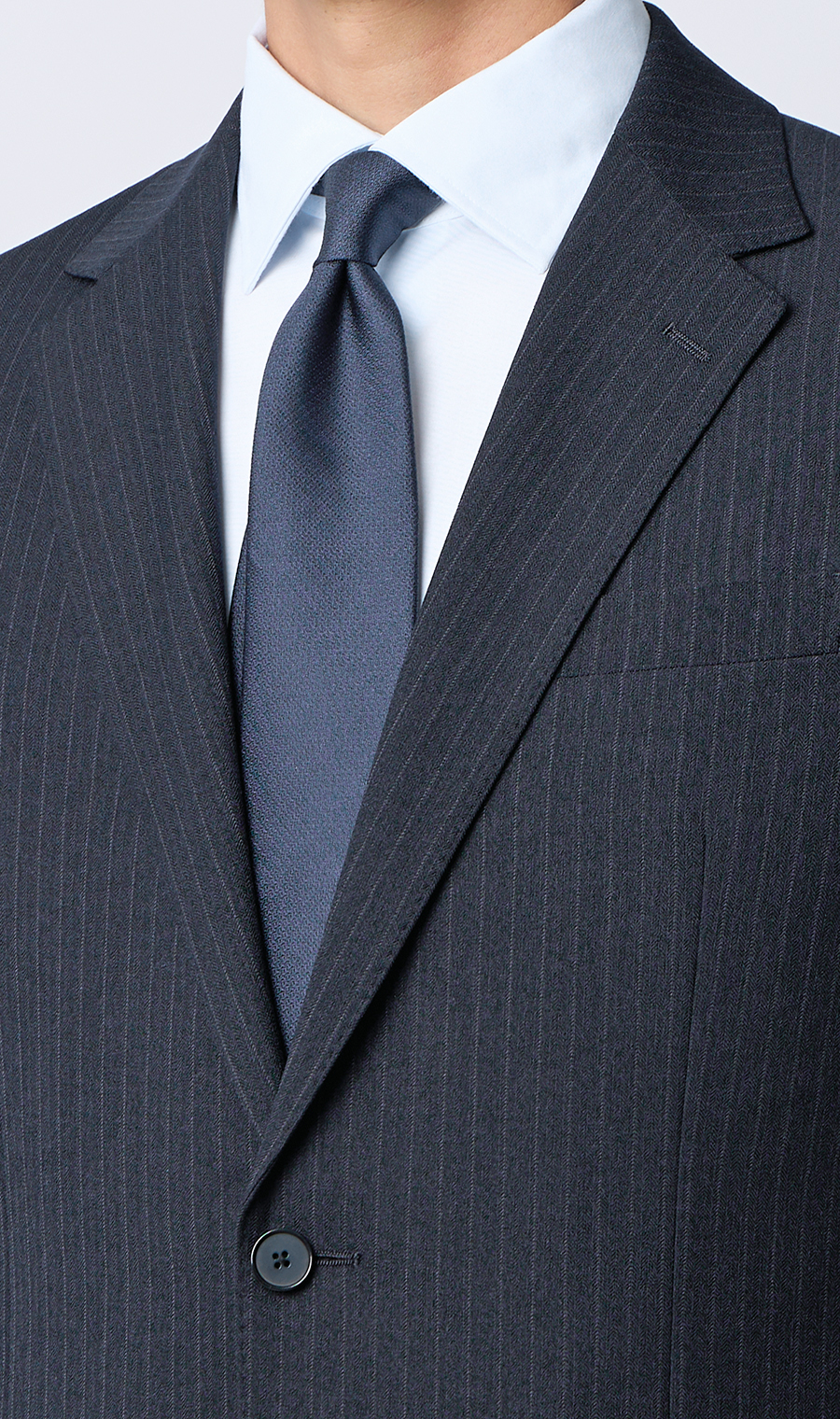 スタイリッシュスーツ【肩くるしくないスーツ】【Plastics Smart】 ネイビー 体型:YA体(スリム型),号数(身長):3号(160cm)