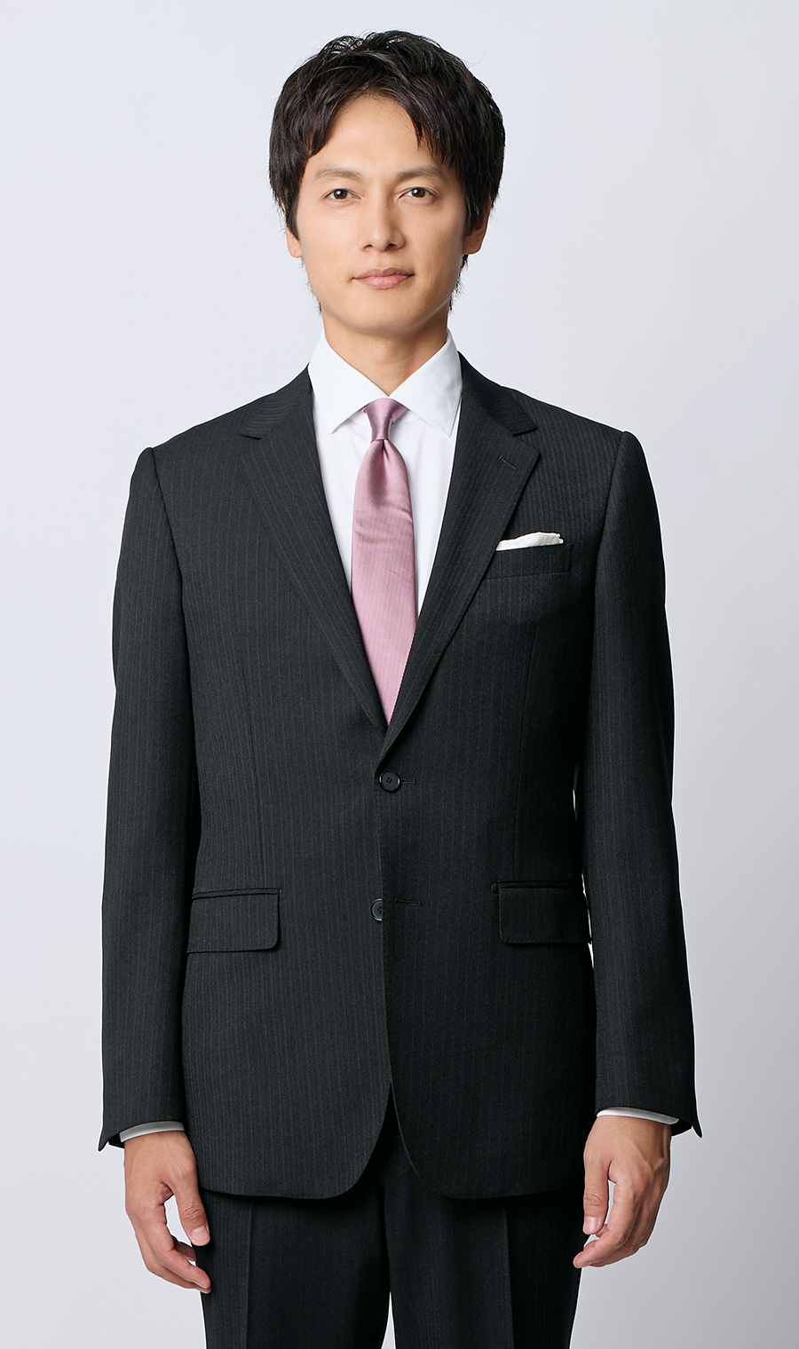 スタイリッシュスーツ【肩くるしくないスーツ】【Plastics Smart】 ブラック 体型:YA体(スリム型),号数（身長）:3号(160cm)