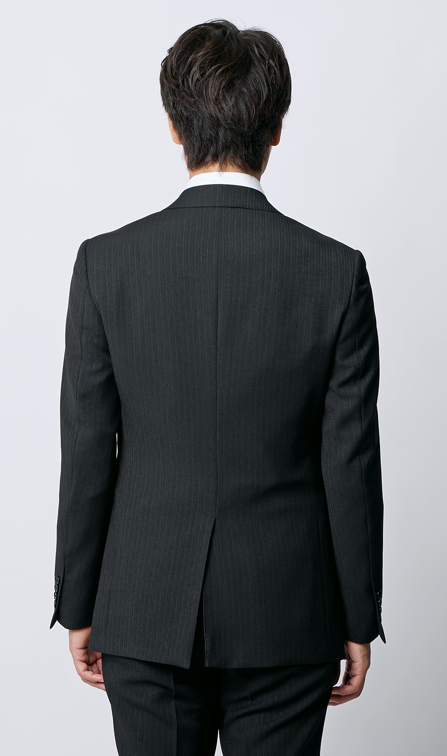 スタイリッシュスーツ【肩くるしくないスーツ】【Plastics Smart】 ブラック 体型:YA体(スリム型),号数（身長）:3号(160cm)