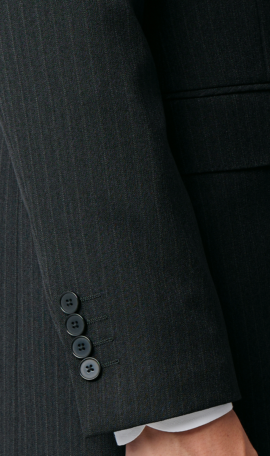 スタイリッシュスーツ【肩くるしくないスーツ】【Plastics Smart】 ブラック 体型:YA体(スリム型),号数（身長）:3号(160cm)