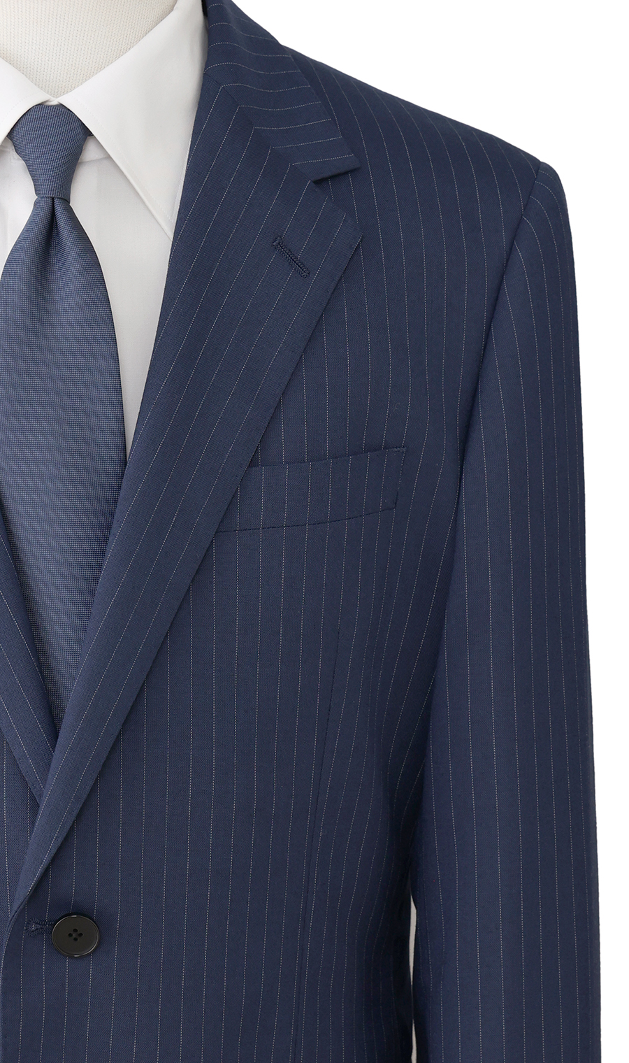 スタイリッシュスーツ【肩くるしくないスーツ】【Plastics Smart】 ブルー 体型:YA体(スリム型),号数（身長）:3号(160cm)