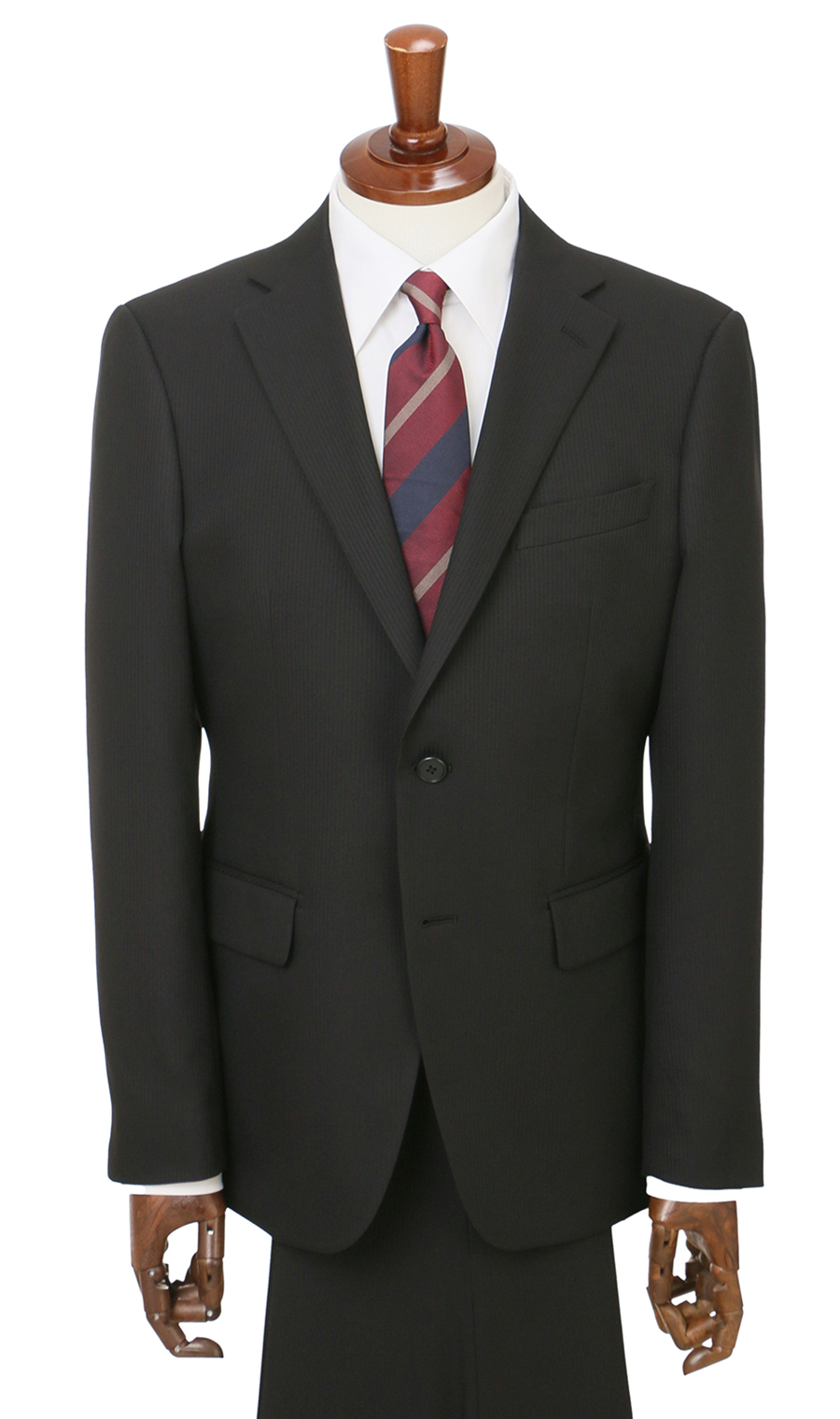 スタイリッシュスーツ【ウォッシャブル】【Plastics Smart】 ブラック 体型:YA体(スリム型),号数（身長）:3号(160cm)