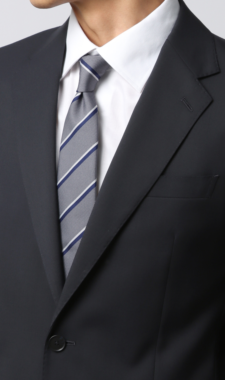 スタイリッシュスーツ【就活】【Plastics Smart】 ネイビー 体型:YA体(スリム型),号数（身長）:3号(160cm)