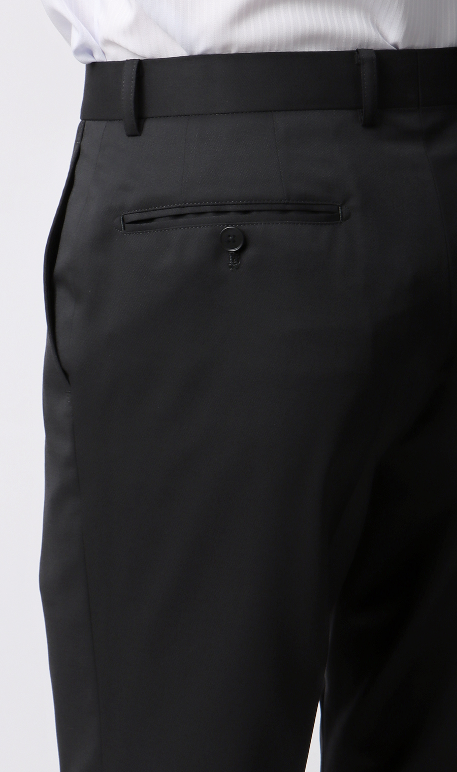 スタイリッシュスーツ【就活】【Plastics Smart】 ブラック 体型:YA体(スリム型),号数（身長）:3号(160cm)