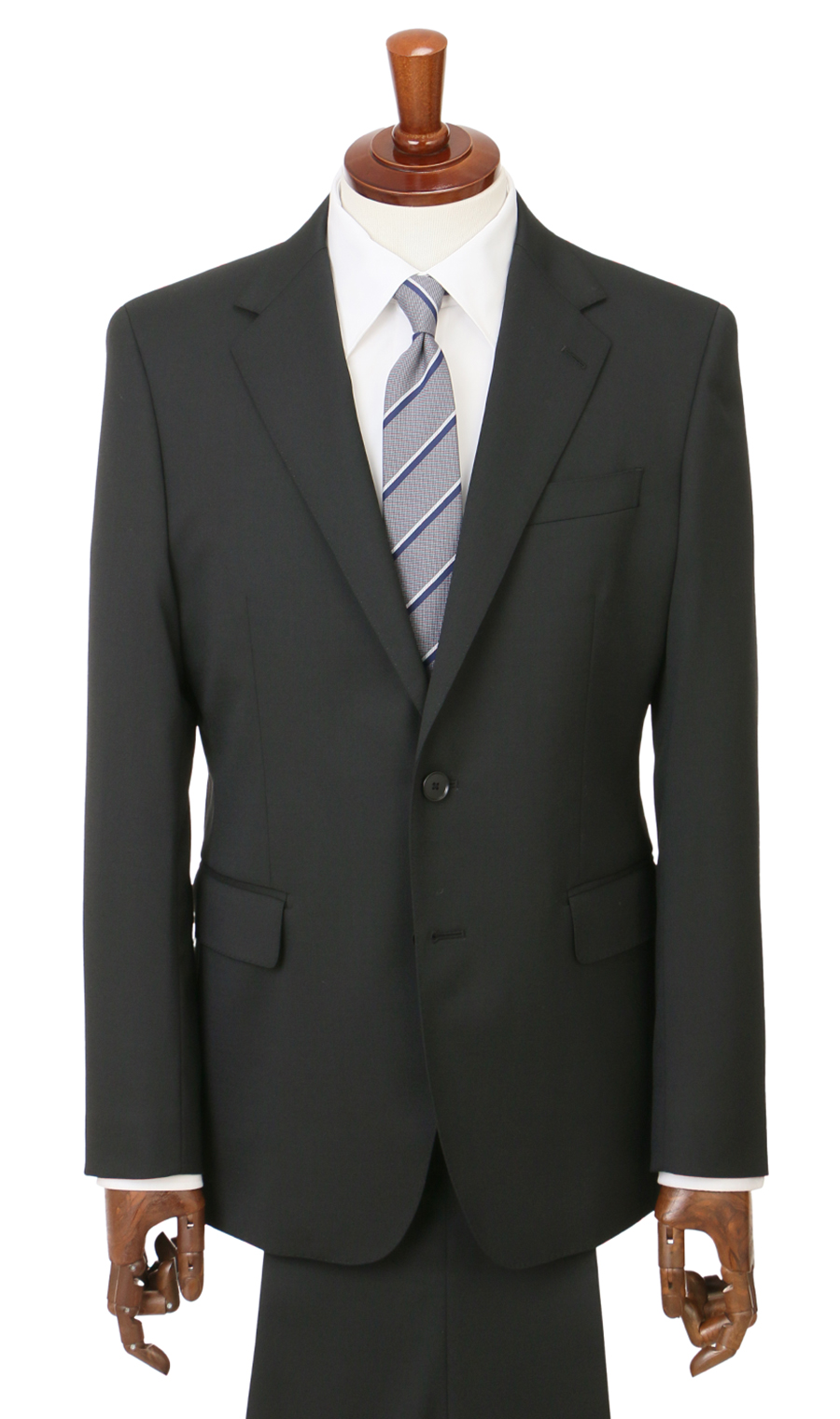 スタイリッシュスーツ【就活】【Plastics Smart】 ブラック 体型:YA体(スリム型),号数(身長):3号(160cm)