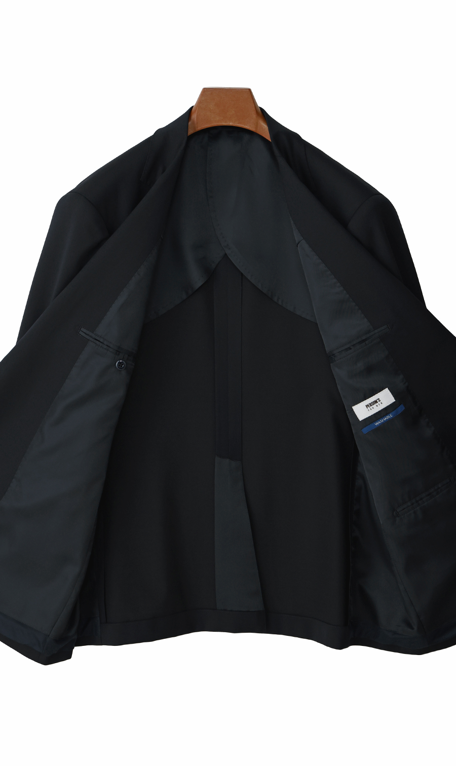 スタイリッシュスーツ【キング＆トール】【就活】【Plastics Smart】 ネイビー 体型:E体(大きいサイズ),号数（身長）:4号(165cm)