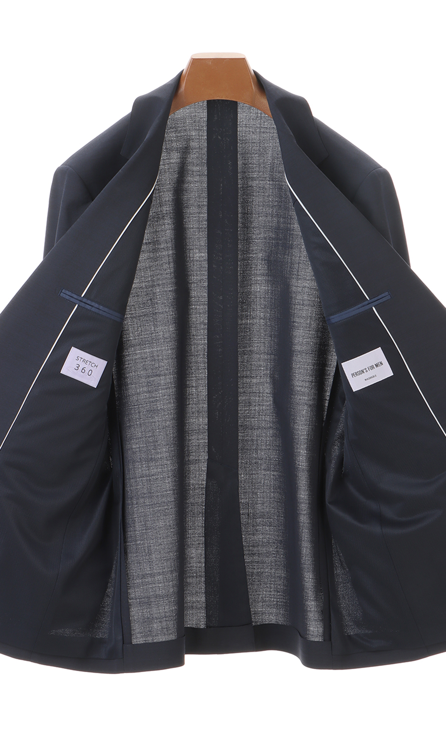 【週替わりSALE _メンズ】スタイリッシュスーツ【＃すごスーツ】【清涼】【Plastics Smart】 ブルー系 体型:YA体(スリム型),号数（身長）:3号(160cm)
